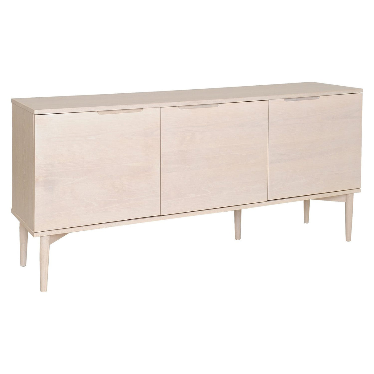 Karmöy 3 Dörrar Sideboard Vitpigmenterad