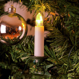 Parallellkopplad LED Varmvit DC Julgransbelysning 16 Lampor (12m)
