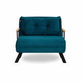 Freetown Single (26 x 120 x 60 cm) 1-sits bäddsoffa Petrolgrön