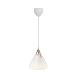 Strap Taklampa 27 cm, Opal vit