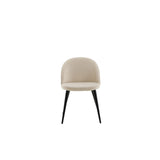Sammet Matstol Beige