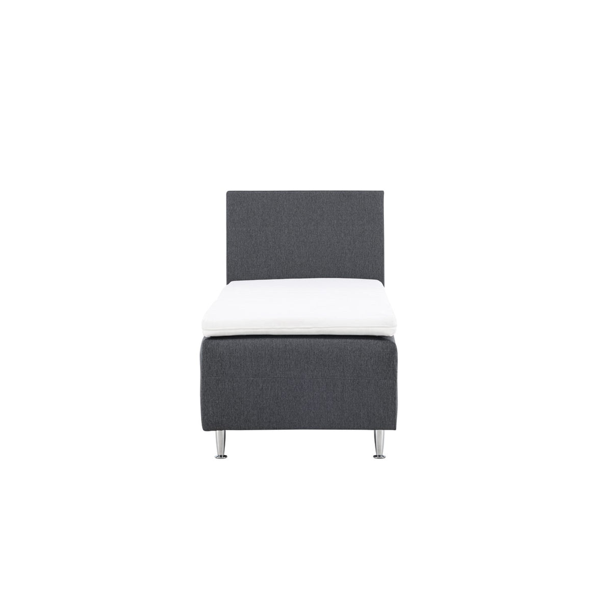 Mesa Enkelsäng Mörkgrå, 90 x 200