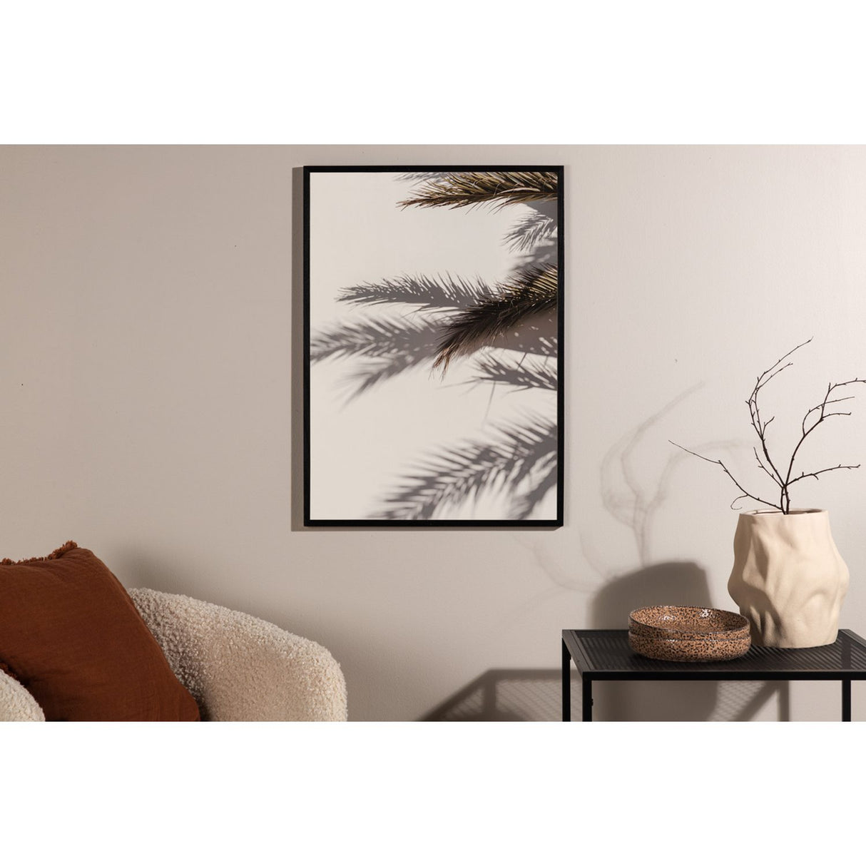 Skugga Poster Beige, 21 x 30 cm