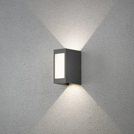 Cremona HP-LED 3x3W Mörkgrå 8 cm Vägglampa Ute