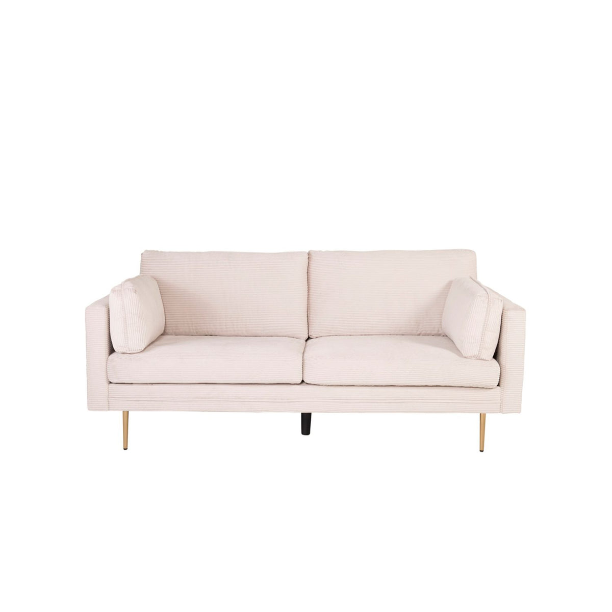 Boom 3-sitssoffa Guld, Polyester manchester