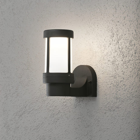 Siena E27 Vägglampa Ute Svart