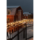 Cluster Frostad LED Svart kabel 30V/IP44 Ljusslinga Ute 13.18m, Varmvita