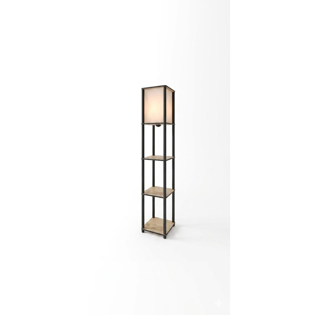 TierShelfLampz2 (H 150 cm) Golvlampa Ek