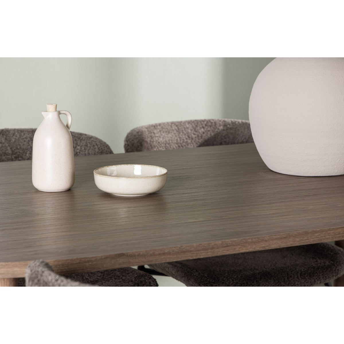 Andy, Modesto Oval matgrupp Svart,Brun, Natur, 180 x 90