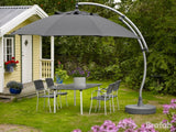 Easy Sun Parasoll Sidohängt 3,75m Antracit/Antracit