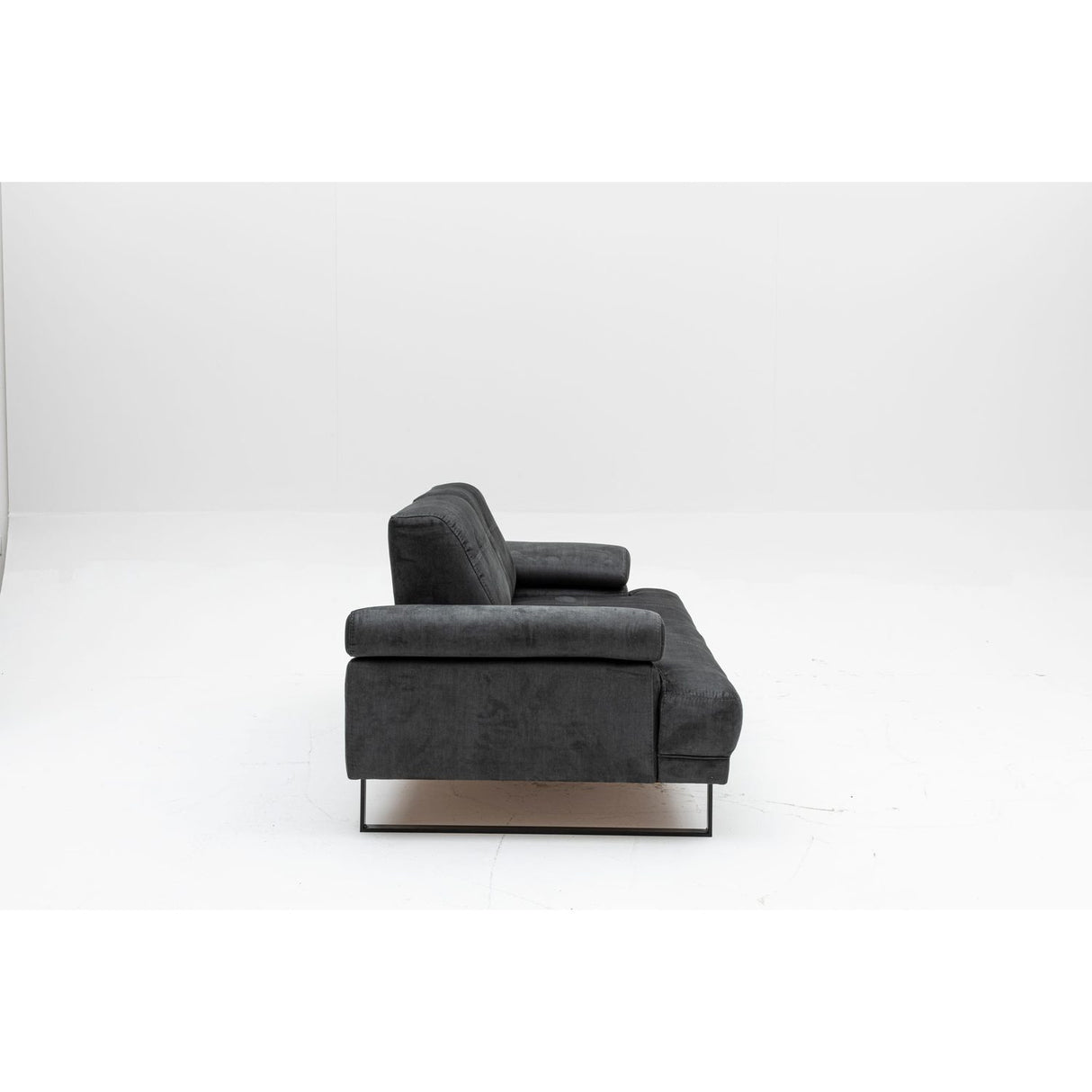 Kingston (199 x 99 x 83 cm) 2-sits bäddsoffa Antracit