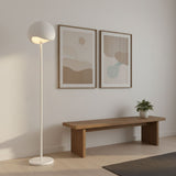 Yontu (H 170 cm) Vit Golvlampa