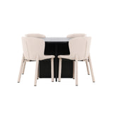 Strada, Astoria Oval matgrupp Beige, Svart, ⌀120
