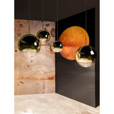 Mirror Ball Rund serie Pendelsystem LED Gold