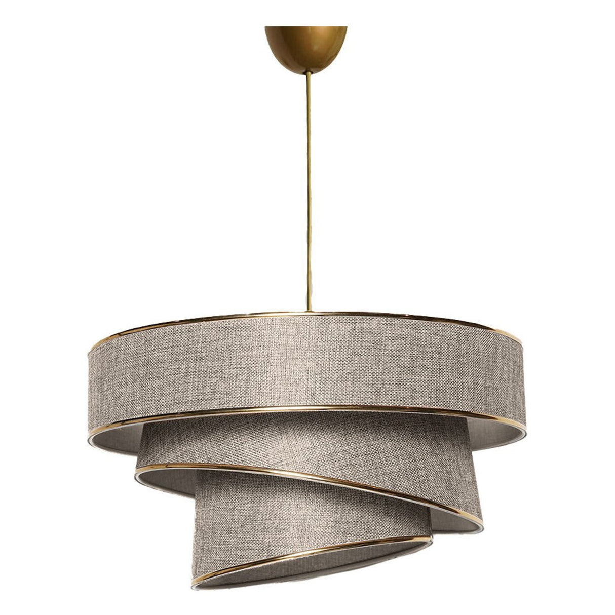 Tbilisi (40 x 40 cm) Beige guld Ljuskrona
