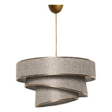 Tbilisi (40 x 40 cm) Beige guld Ljuskrona
