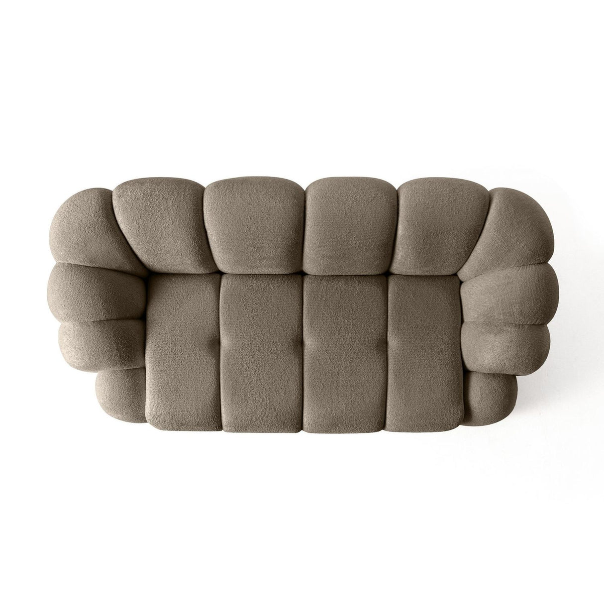 Octavio (199 x 70 x 80 cm) 2-sitssoffa Brun
