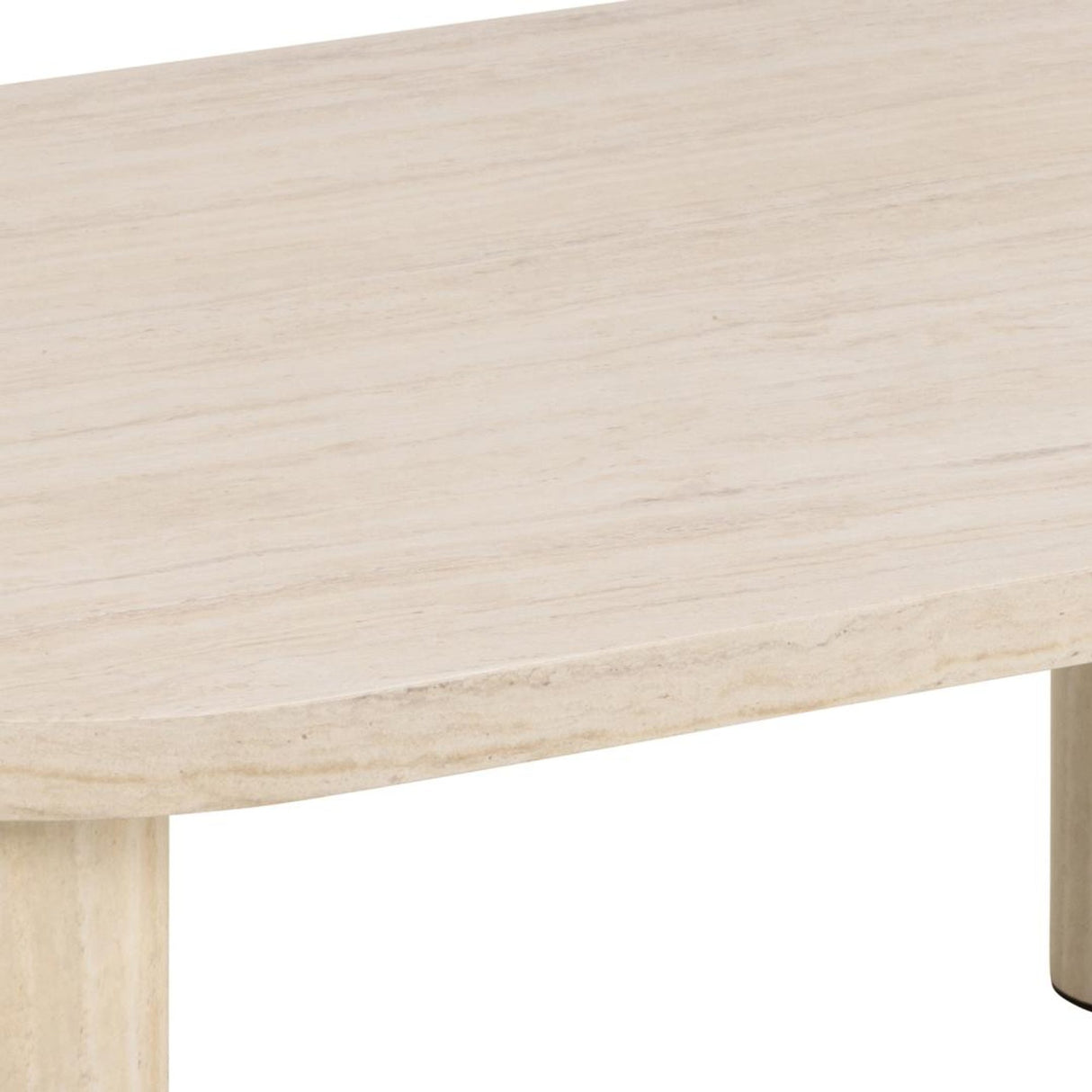 Solano Soffbord 36x100x75 cm Travertin