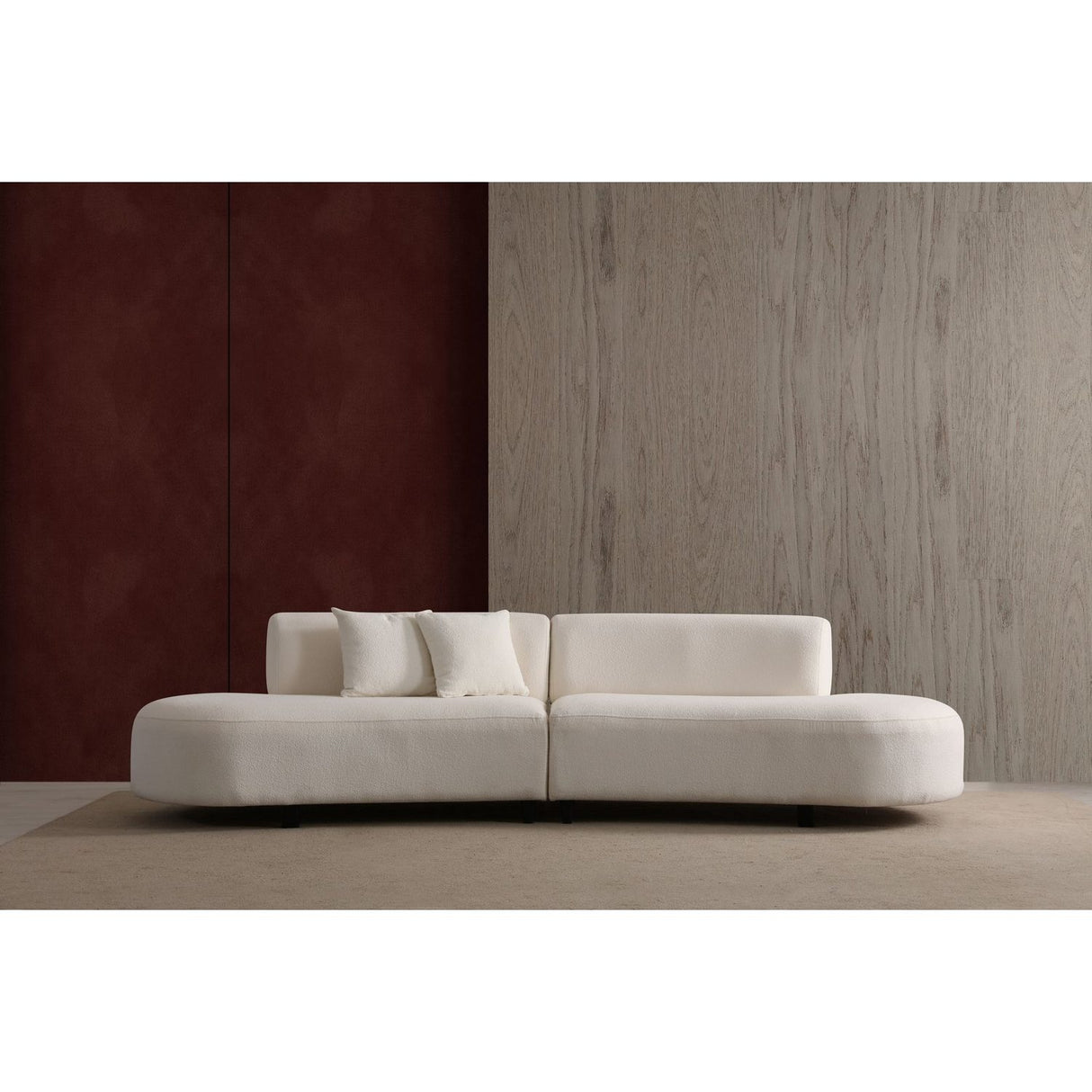 Pinto Divansoffa Cream 300 x 70 x 100 cm