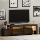 Beliz (192 x 53 x 37 cm) valnöt TV-bänk