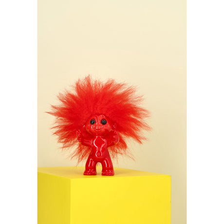 Lyckotroll Röd, 9 cm