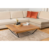 Reykjavik hörn med puff (313-193 x 97 x 80 cm) Hörnsoffa Beige