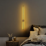 Doha (91 x 10 x 7 cm) Vägglampa Guld