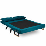 Apia 2-sits (25 x 134 x 121 cm) 2-sits bäddsoffa Petrolgrön