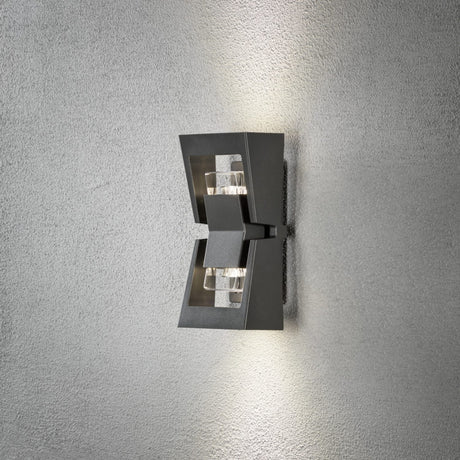 Potenza GU10 Vägglampa Ute Antracit, 30 cm
