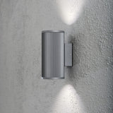Siracusa GU10 Dubbel Grå Vägglampa Ute