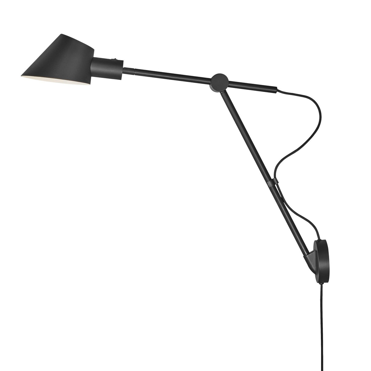 Stay Svart Vägglampa