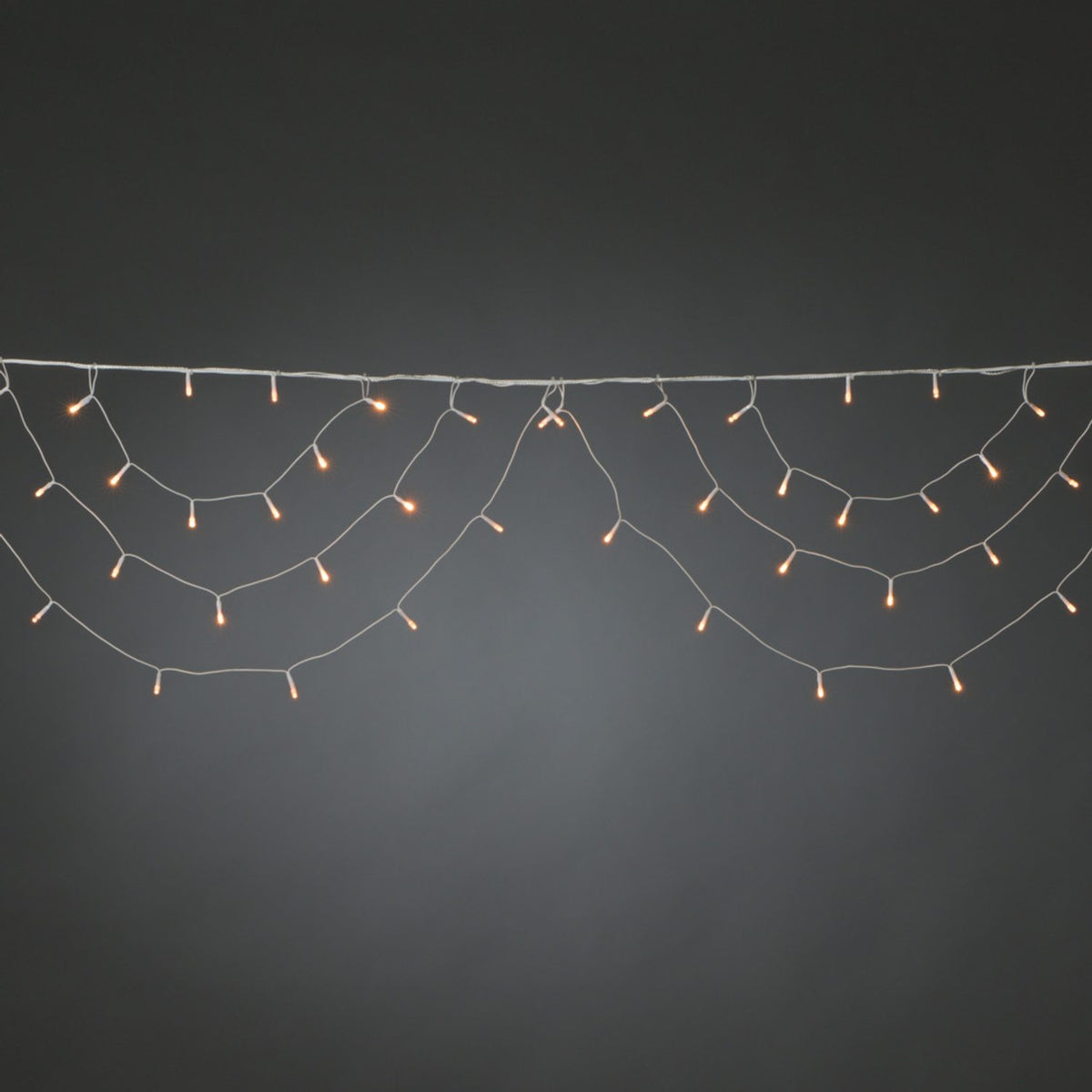 3 bågar 184 amber LED Ljusslinga Ute