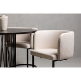 Stone, Simrishamn Rund matgrupp Beige,Svart, Svart, mocka, ⌀120