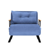 Freetown Single (26 x 120 x 60 cm) 1-sits bäddsoffa Blå