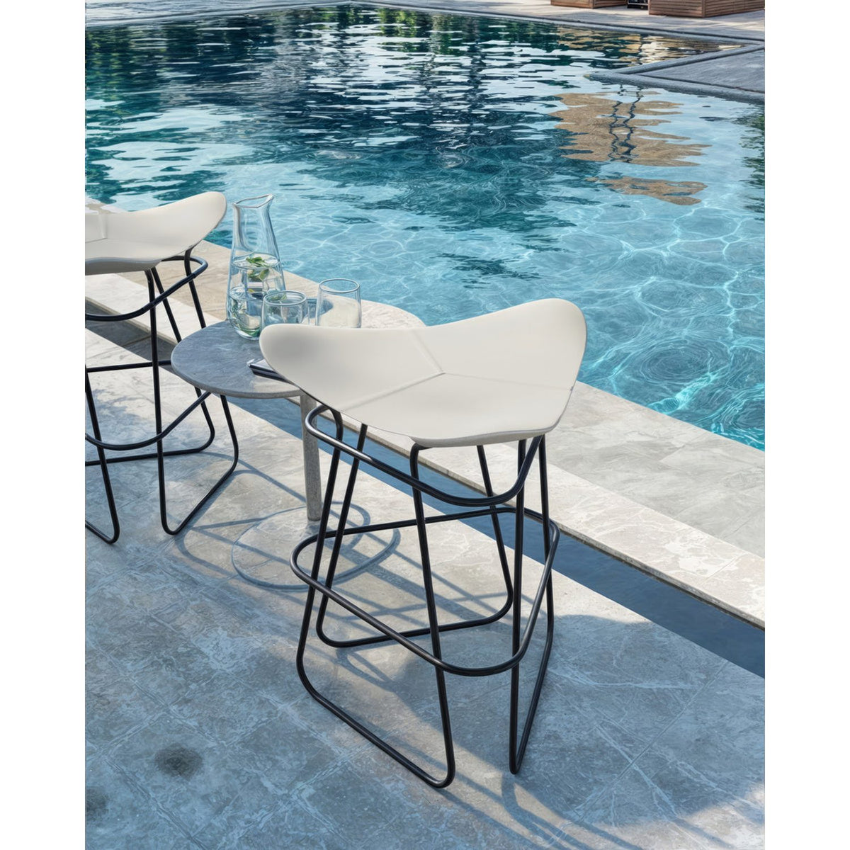 Sunshine 65 cm Barstol Oyster