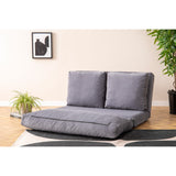 Malabo (32 x 127 x 120 cm) 2-sits bäddsoffa Grå