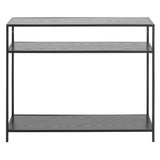 Seaford Konsolbord 79x100x35 cm Svart aska