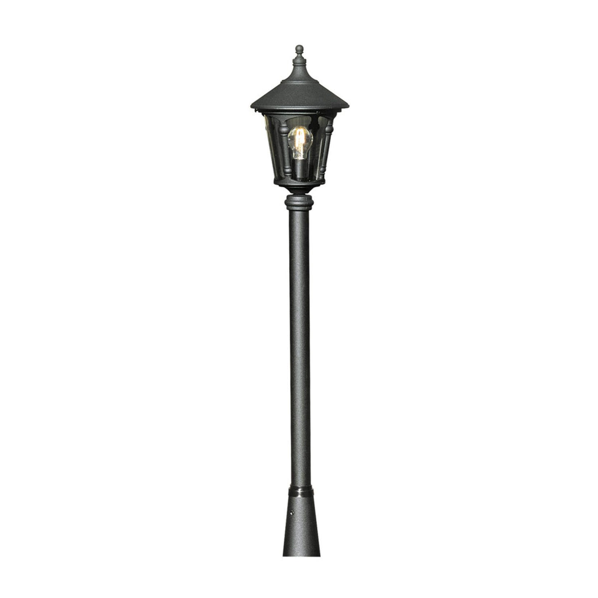 Virgo E27 24cm Trädgårdslykta Svart