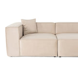 Tbilisi 2-sits (220 x 108 x 65 cm) 2-sitssoffa Kräm