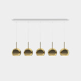 Mirror Ball Linear Pendelsystem LED Gold