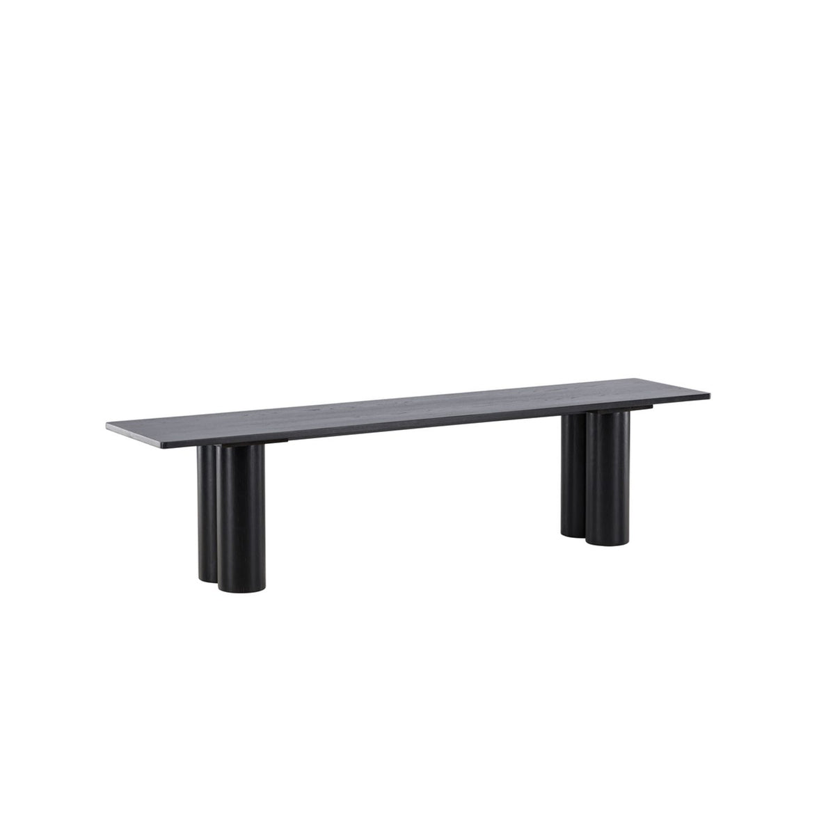 Olivia Bänk Svart, 180x40x45cm