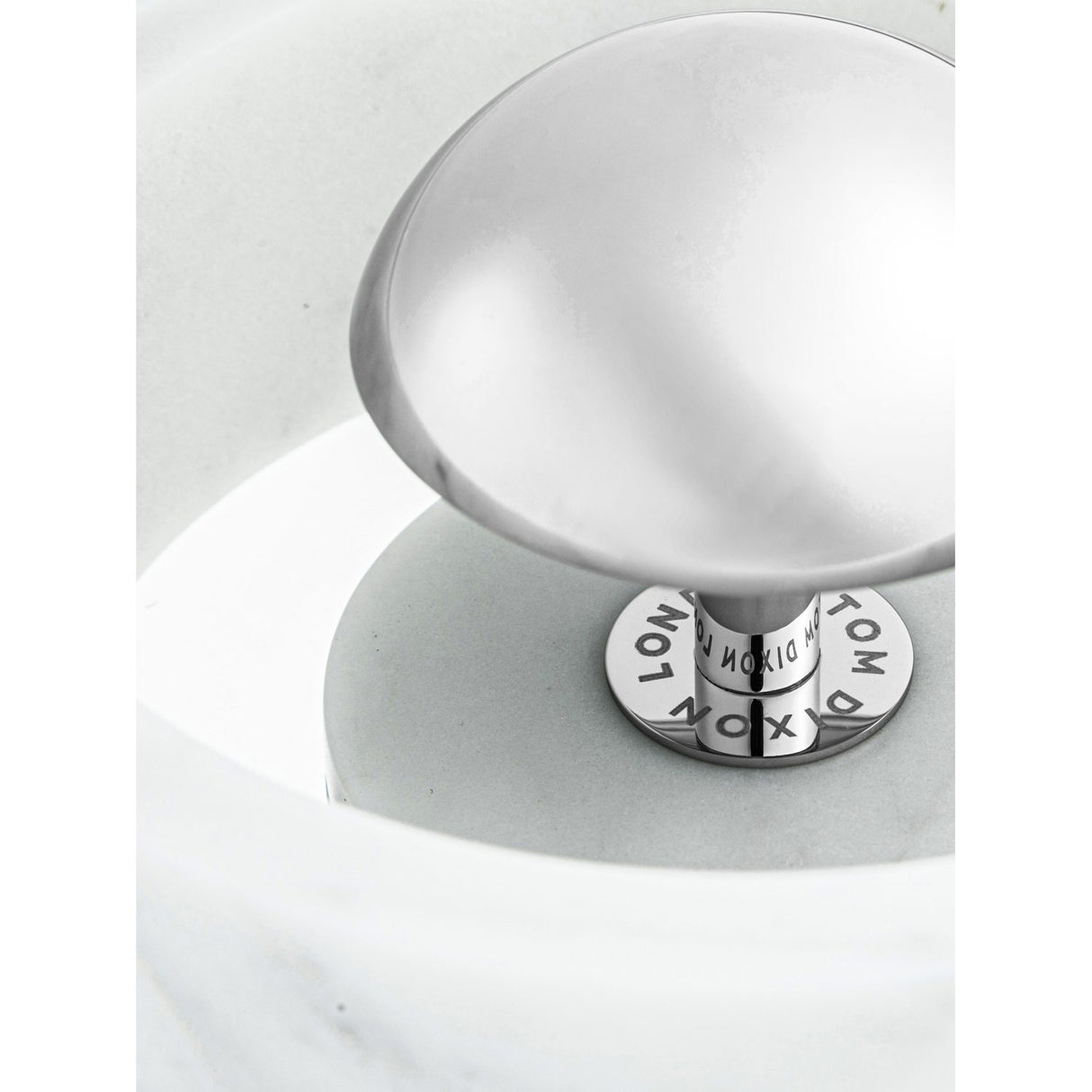 Stone Portabel lampa Silver