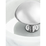 Stone Portabel lampa Silver