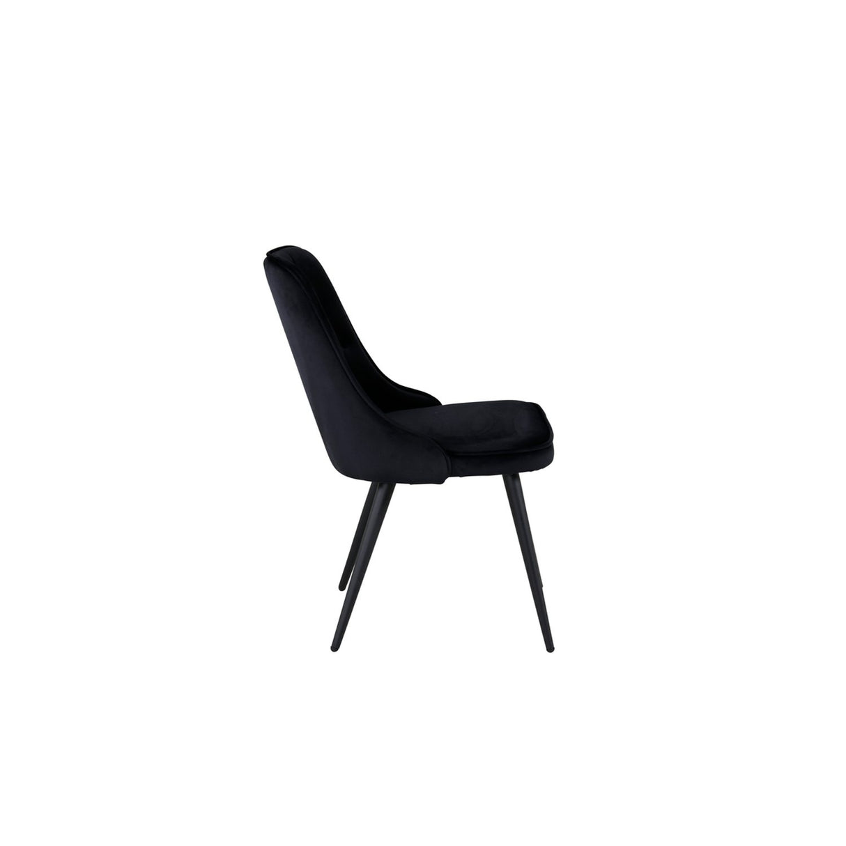 Velvet Deluxe Matstol Svart