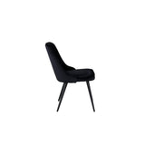 Velvet Deluxe Matstol Svart