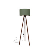 Surabaya (20 x 120 x 6 cm) Golvlampa Grön