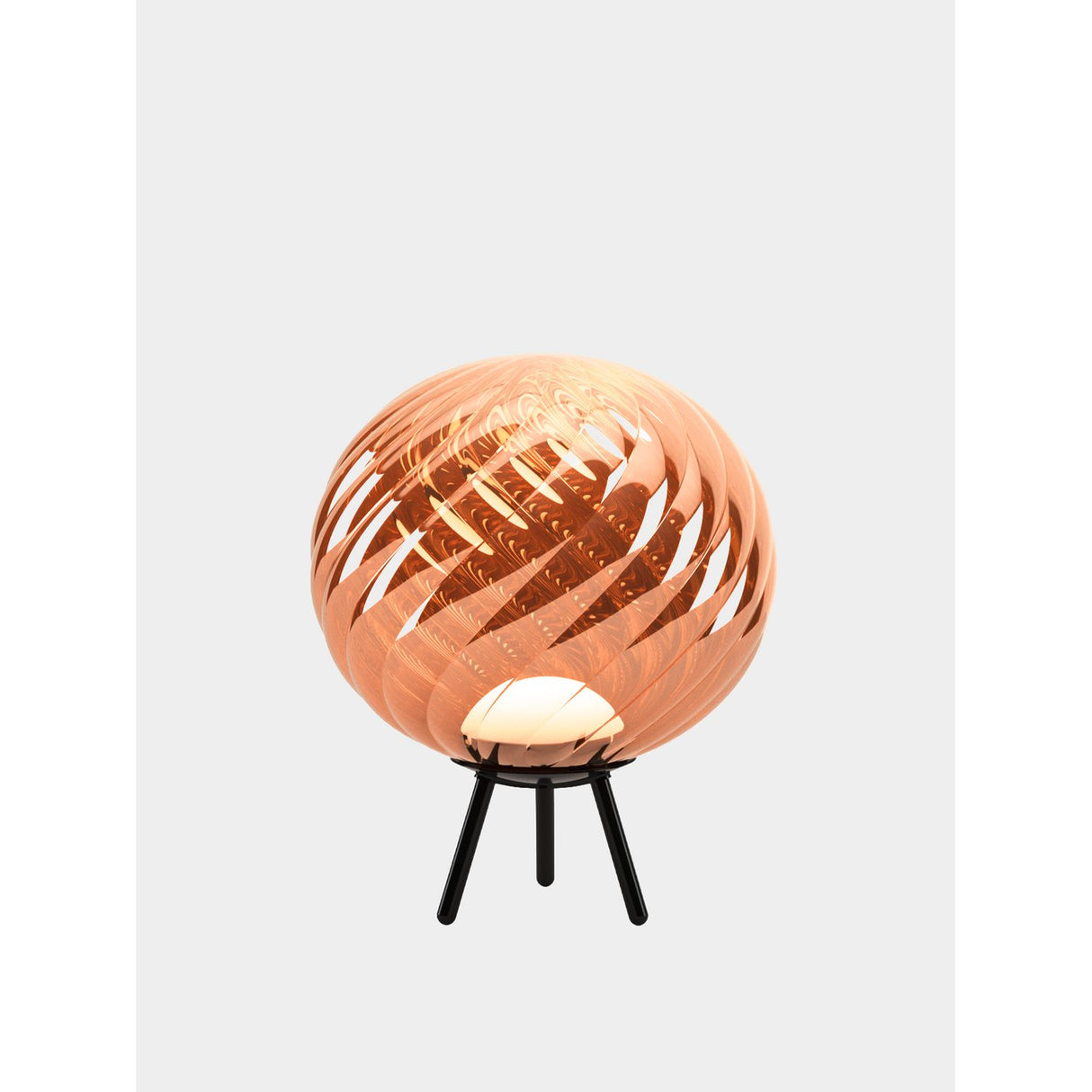 Whirl Portabel lampa Copper