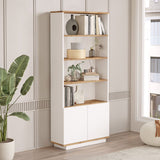 Helsingfors Open (75 x 168,3 x 26,8 cm) Bokhylla Atlantisk furu vit