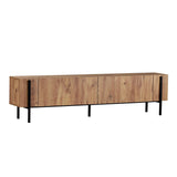 Carlito TV-bänk Atlantic Pine Black