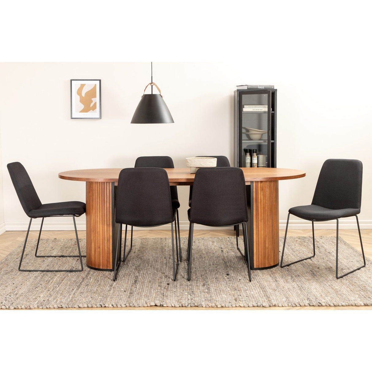 Bianca, Muce Oval matgrupp 200x90x75